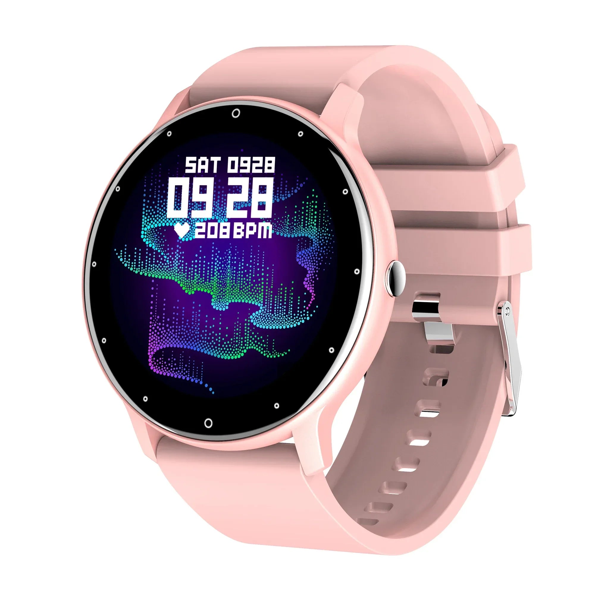 Smartwatch Fitness Tracker with 1.28 IPS Screen & Heart Rate Monitor Pink My Store