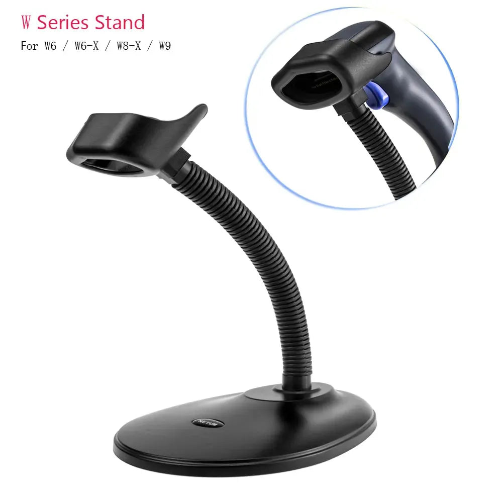 NETUM Barcode Scanner Stand, Adjustable Hands Free Barcode Scanning Bar-Code Reader Cradle, Scan Gun Label Reader Holder