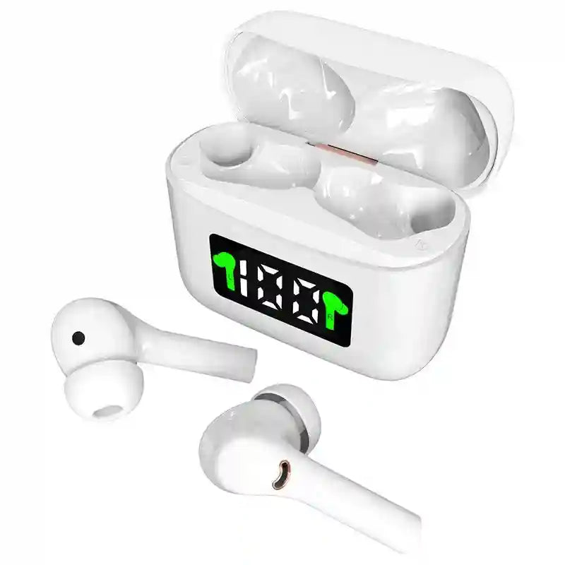 Wireless Bluetooth Earbuds, 6-Hour Battery, LED Display | Tidesmit Tidesmit
