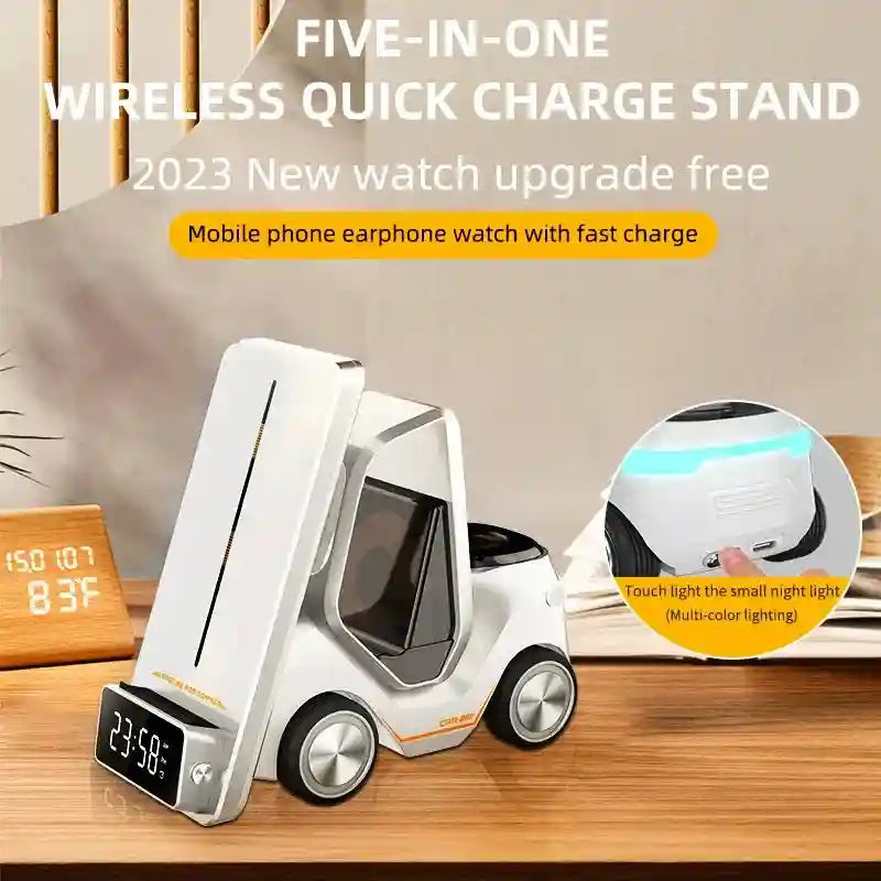 3-in-1 Wireless Charging Station - Qi Certified Multi-Device Fast Charger Tidesmit
