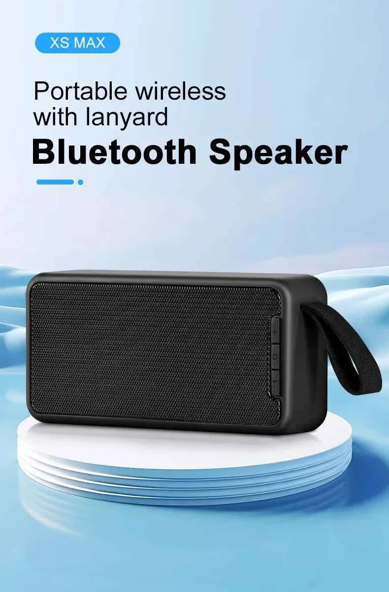 Portable Bluetooth Speaker - Waterproof 360 Sound with Bass Boost (Black) My Store
