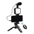 Ring Light Vlogging Kit with Microphone and Tripod - 6-in-1 Set 6 in 1 Vlogging Kit Tidesmit