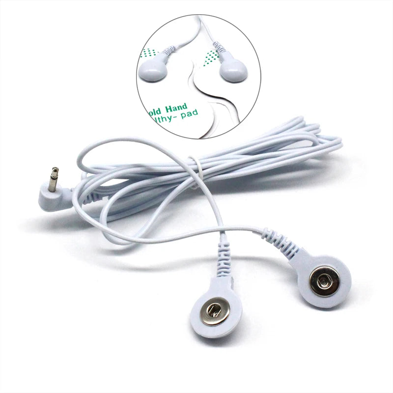 TENS Unit Lead Wire Replacement Cable for Electric Massagers Body Shaping Massage Equipment Tidesmit