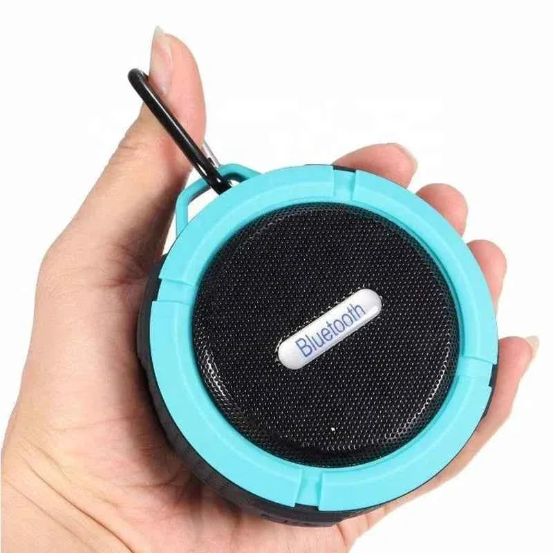 Portable Bluetooth Speaker - Waterproof Wireless Audio with Mic (Red) My Store