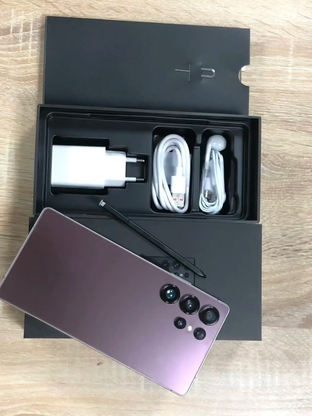 S25 Ultra 5G Smartphone, 16GB RAM, 1TB Storage, Unlocked Mobile Red 16g Tidesmit