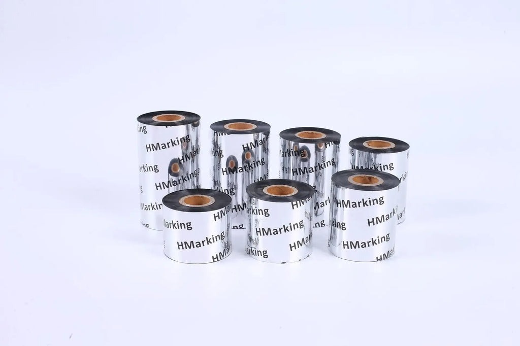 Black carbon transfer tape roll set with multiple cores