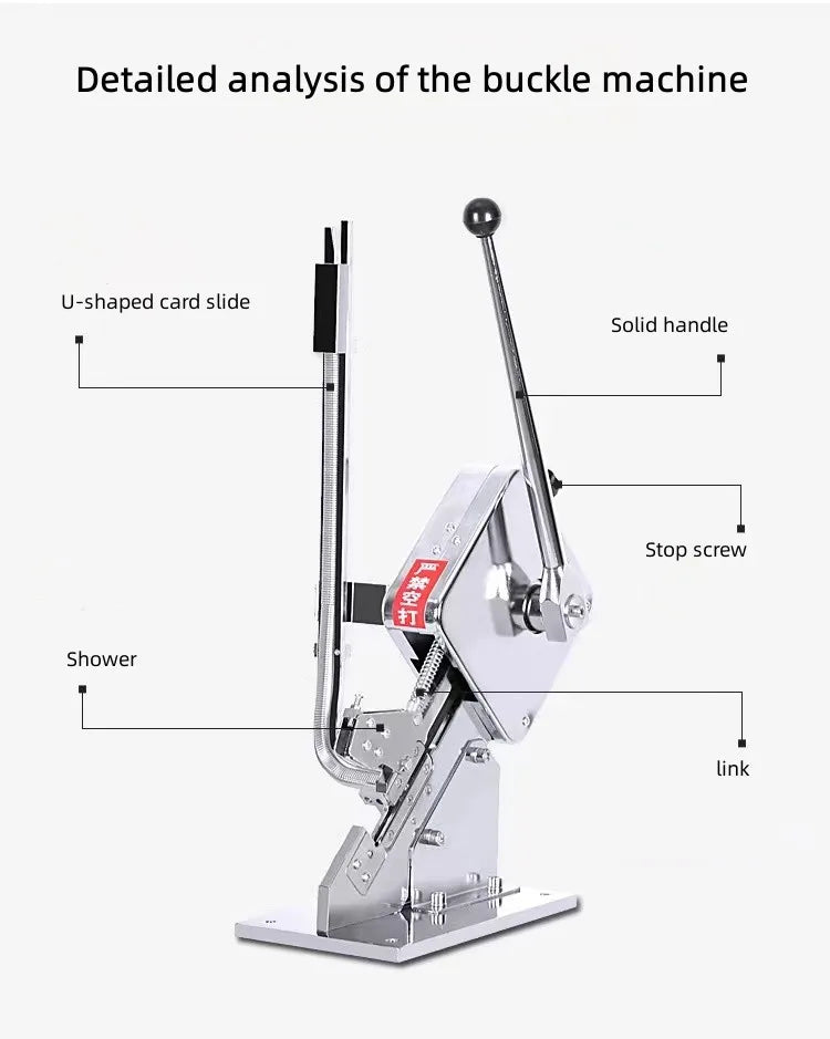 U Shape Aluminum Nail Clip Bag Neck Sealer Tying Binding Machine Widely Used in Supermarket