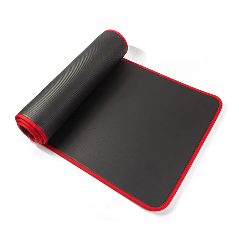 10mm Yoga Mat Extra Thick 1830*610mm NRB Non-slip Pillow Mat For Men Women Fitness Tasteless Gym Exercise Pads Pilates Yoga Mat