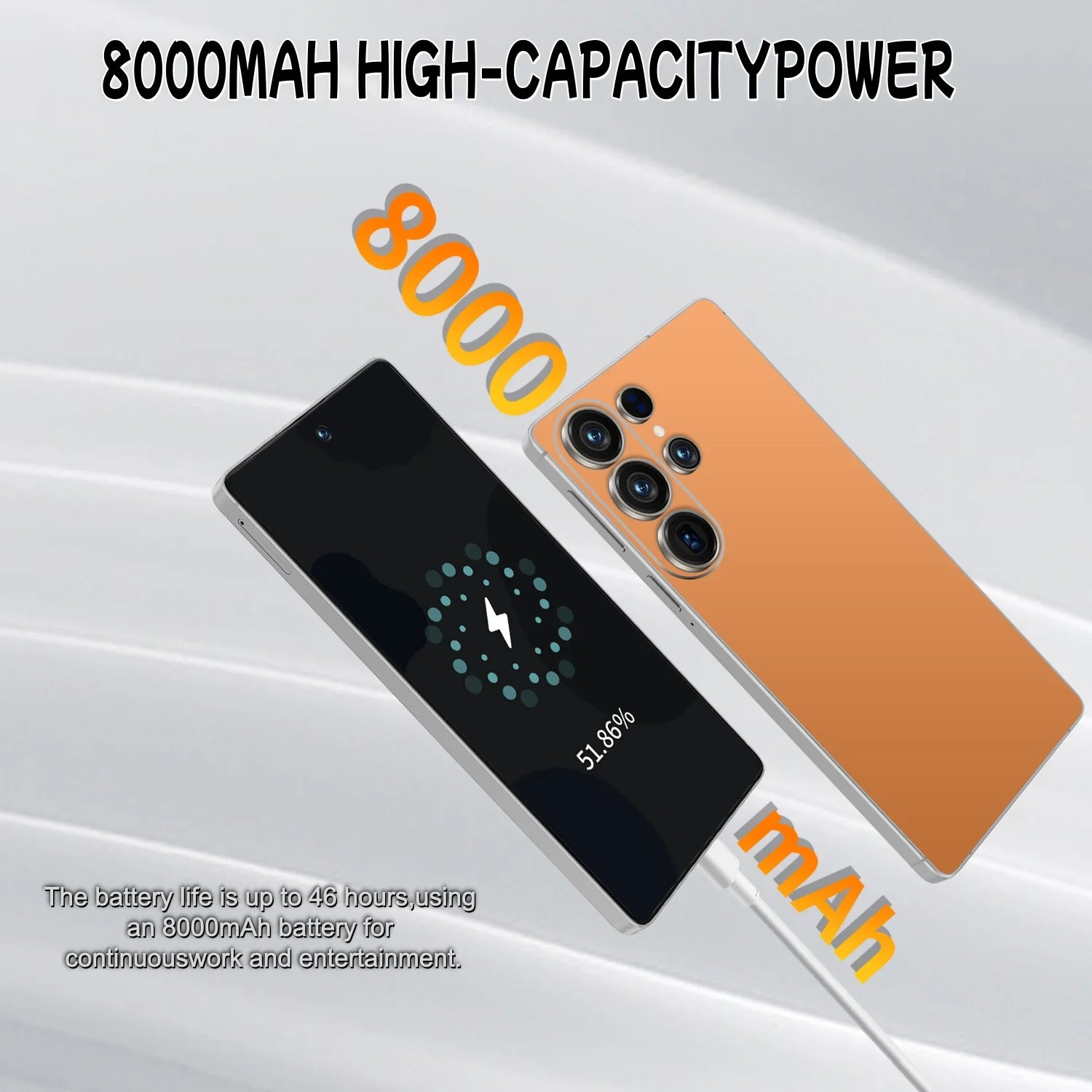 Tidesmit 5G Smartphone - 1TB Storage, 16GB RAM, Unlocked Dual SIM Tidesmit