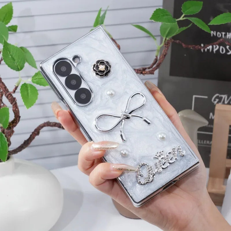 Samsung Z Fold 7 Case with 9H Tempered Glass Screen Protector Tidesmit