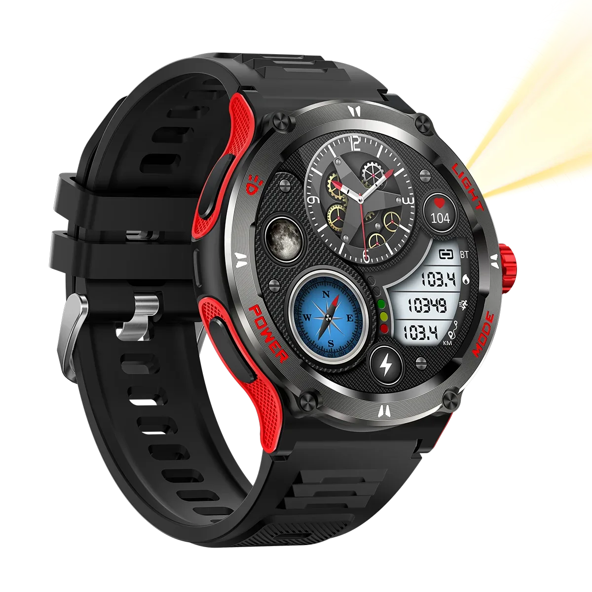 Smartwatch KT76 Waterproof Fitness Tracker with Heart Rate Monitor My Store