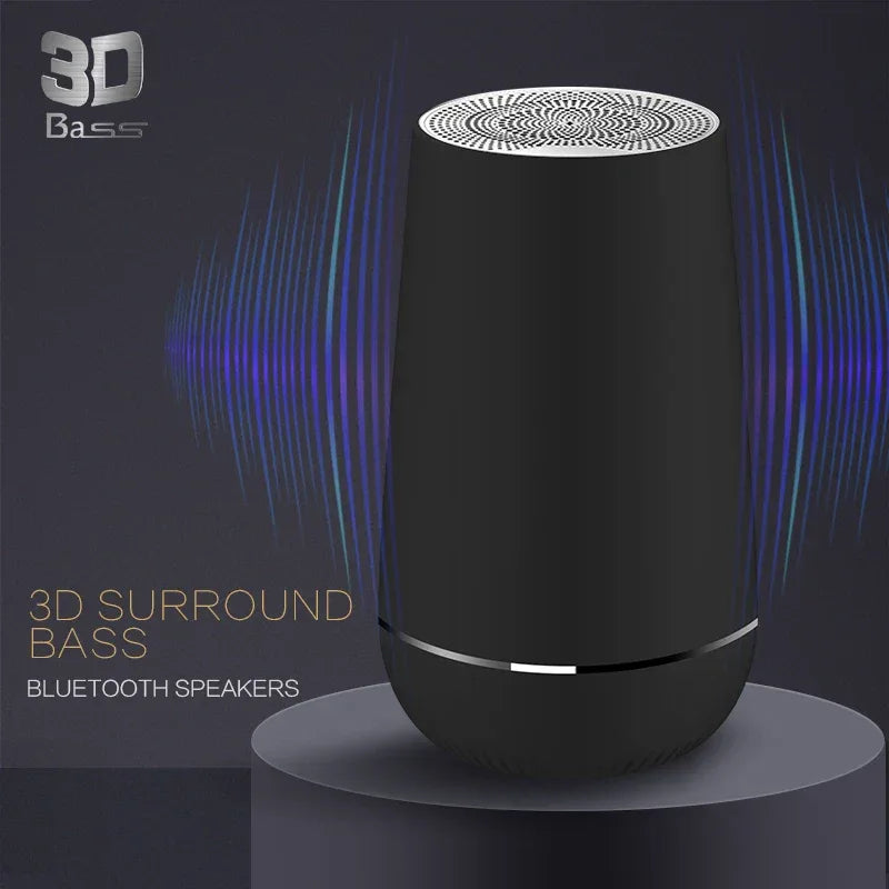 Portable Bluetooth Speaker with 360 Surround Sound and Bass Boost My Store