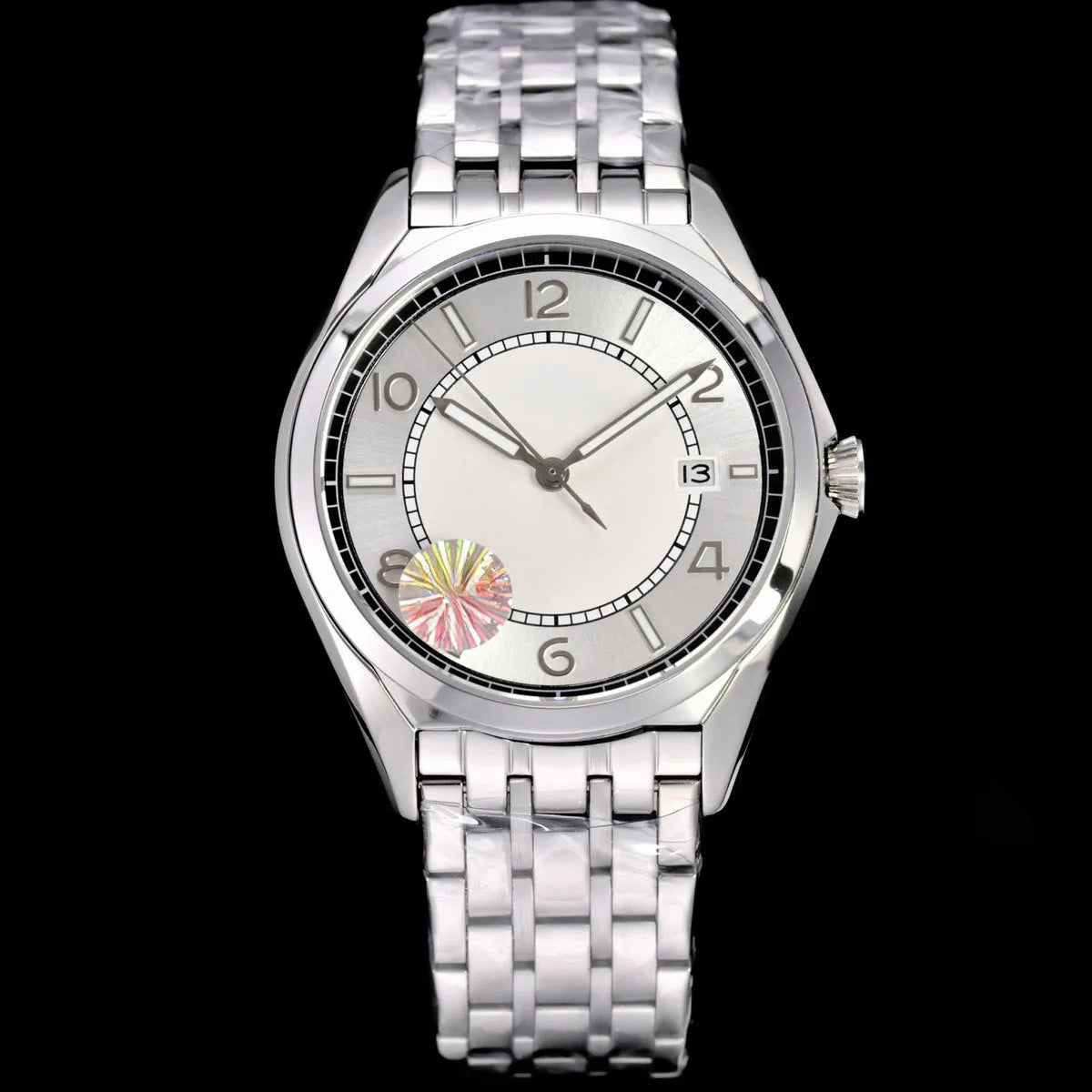 Popular Automatic Mechanical Watch Luminescent Hands Date Window Luxury Watch Men's Business Occasion Formal Watch