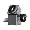 3 in 1 Wireless Charger Station, Foldable 15W MagSafe Compatible Stand Universal grey Tidesmit