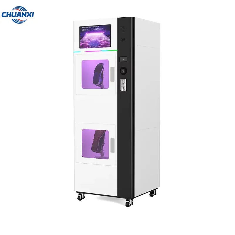 Automatic Commercial Sharing UVC+Onze Shoe Washing Machine with Dryer   Cleaning Shoes Machine Washing Machine for Shoes