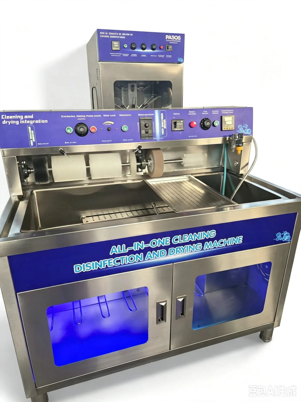 Commercial Stainless Steel Steam Cleaning Shoe Washer Washing Machine with Dryer for Shoes Sneakers