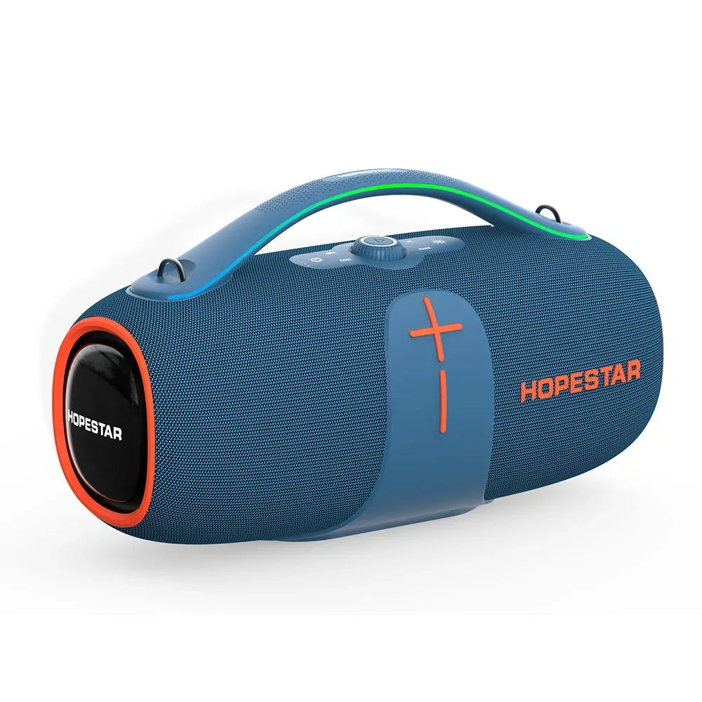 Portable Bluetooth Speaker 400W Waterproof IPX6 TWS Wireless Audio Blue My Store