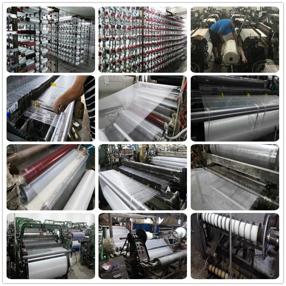 Printed masking tape production collage with rolls and handling