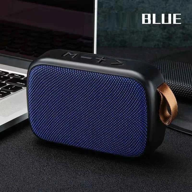 Portable Bluetooth Speaker, Waterproof Wireless Audio with Bass Boost Blue plastic My Store