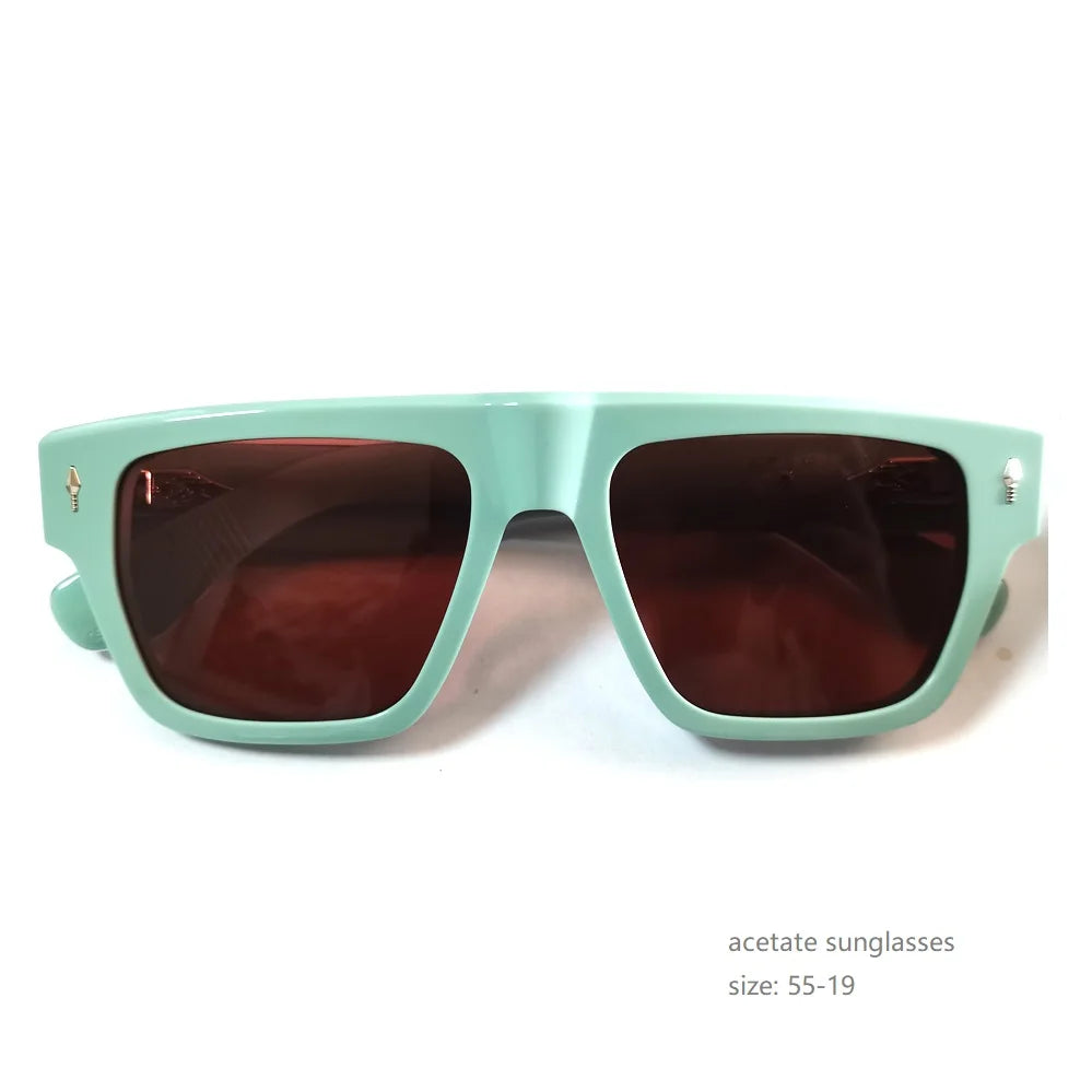 Brand Trendy Fashion Sunglasses UV400 Frame Lunettes De Soleil De Luxe Marque High Quality Acetate Sun Glasses Jmm Acoma