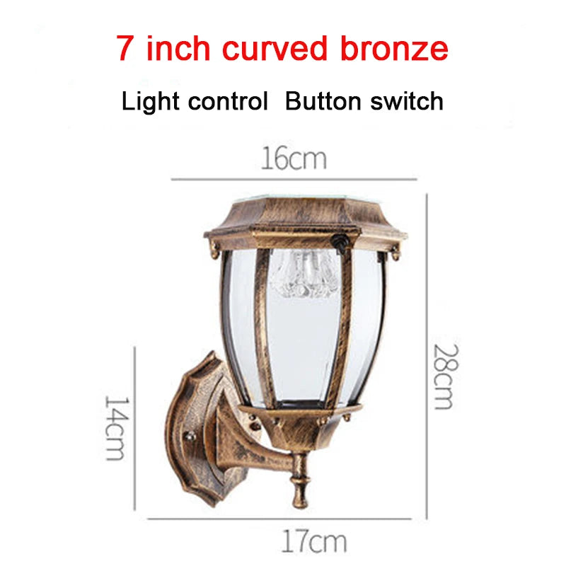 Solar Garden Decoration Outdoor LED Wall Light Street Outdoor Solar Panel Waterproof Sunlight Wall Lamps Solar Spotlights