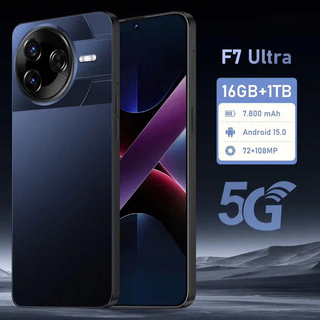 Tidesmit 5G Android 15 Smartphone, 1TB Storage, 16GB RAM Tidesmit
