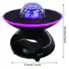 Wireless Charging Desk Lamp with Bluetooth Speaker & RGB Light 8 Black Black Tidesmit