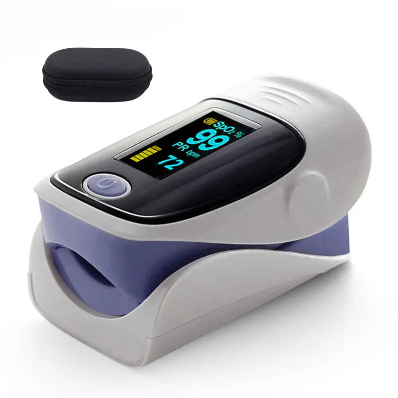 JYouCare Digital finger oximeter OLED pulse pulsioximetro SPO2 PR health alarm Fingertip oximetro de dedo & case family health