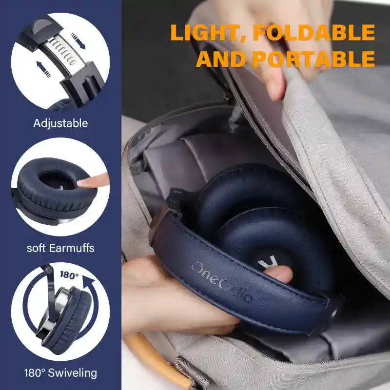 Studio Monitor Wired Headphones - High-Res Audio Pro-10/50 Series Tidesmit