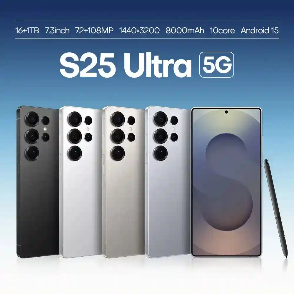 S25 Ultra 5G Smartphone 1TB Storage 16GB RAM Unlocked Mobile Tidesmit