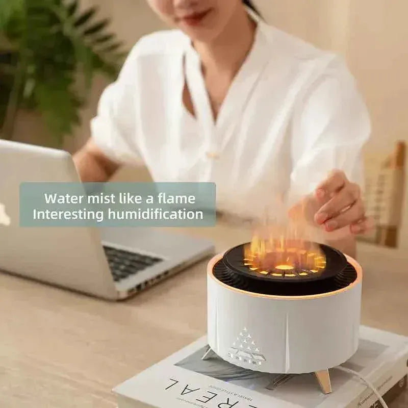 Jellyfish Aromatherapy Humidifier with Bluetooth Speaker, Wood Grain Finish My Store