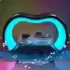 G Shape Wireless Charger Lamp with RGB Light & Bluetooth Speaker Type-C Black Tidesmit