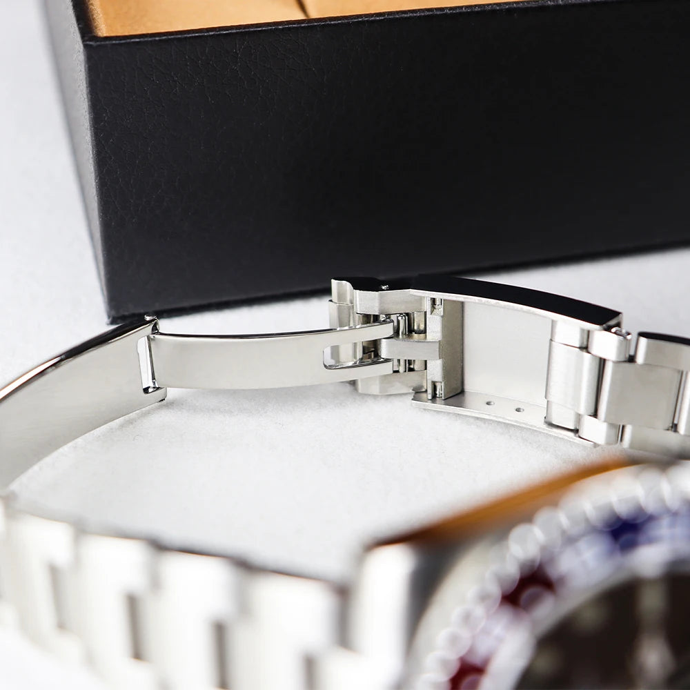 Factory Price Luminous Reloj Para Hombre 40MM Stainless Steel Automatic Mechanical Wrist Watch