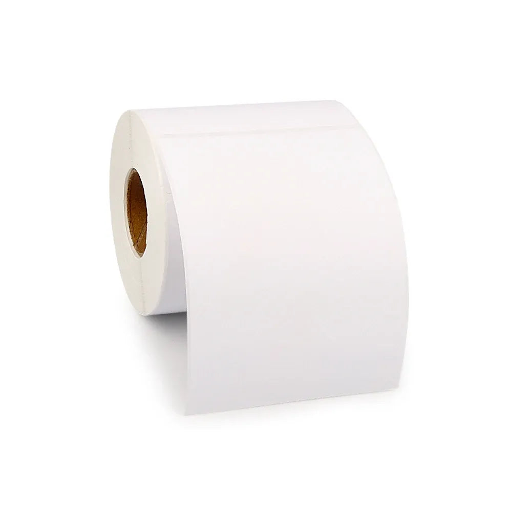 White self-adhesive heat transfer label roll, coated for waterproof oil resistance