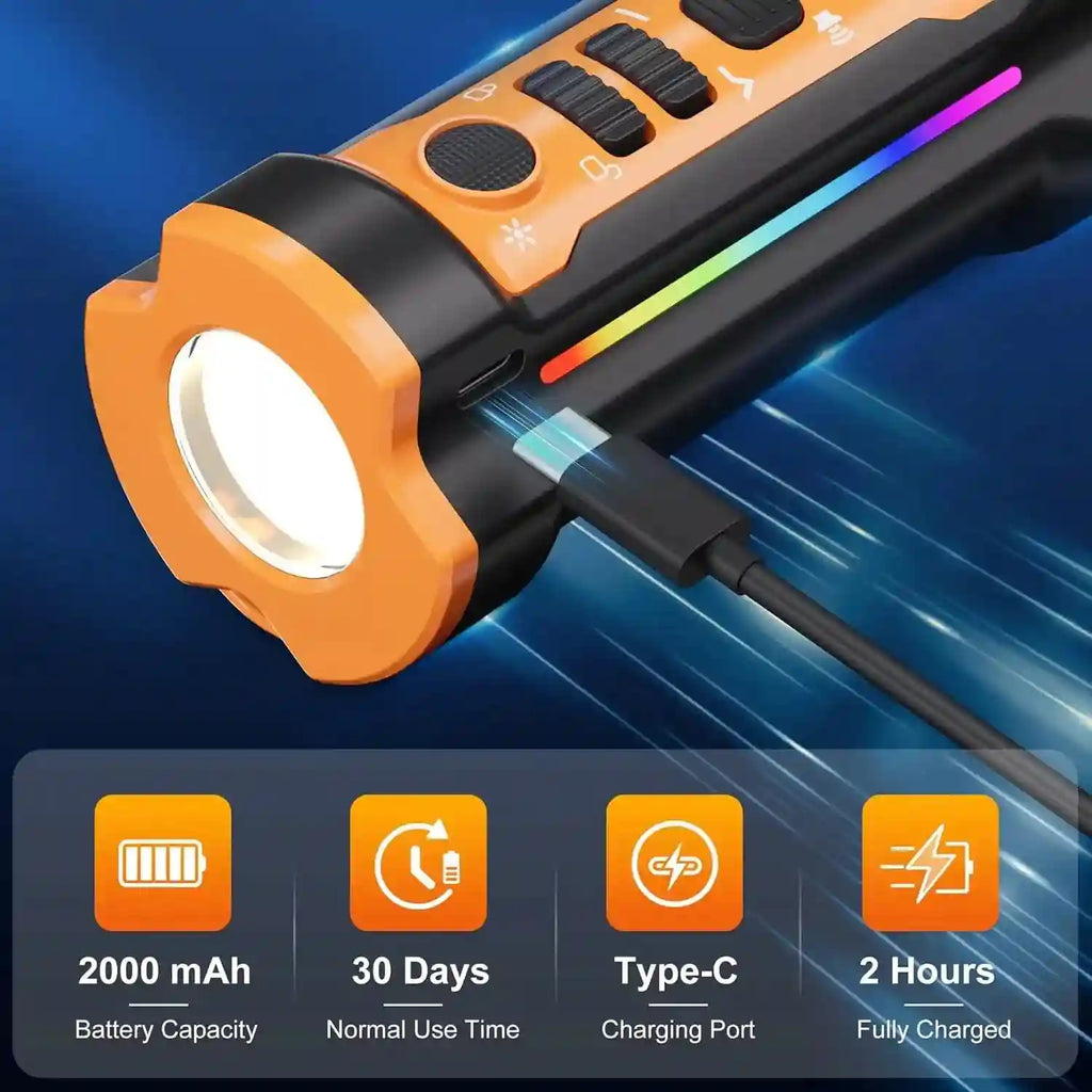 Tidesmit Ultrasonic Dog Bark Deterrent - Smart WiFi Orange Device UB122 Tidesmit