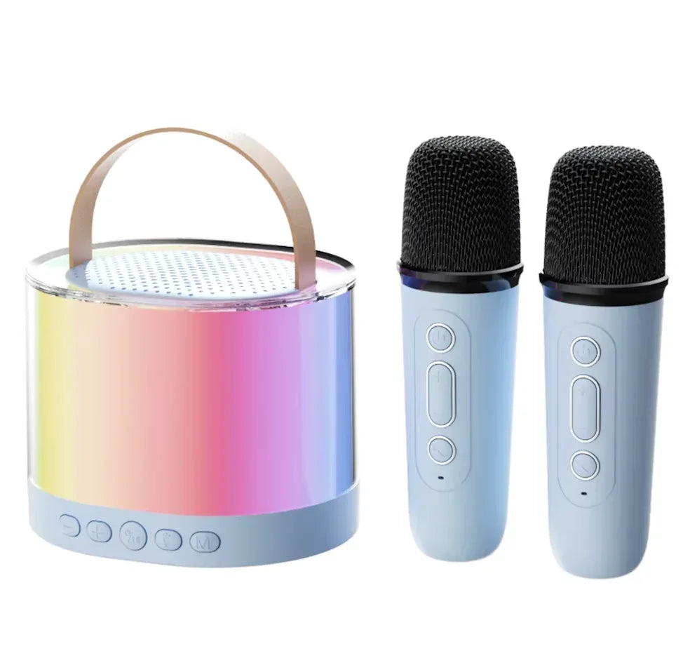 Mini Wireless Karaoke Speaker with Dual Microphones - Portable Bluetooth My Store
