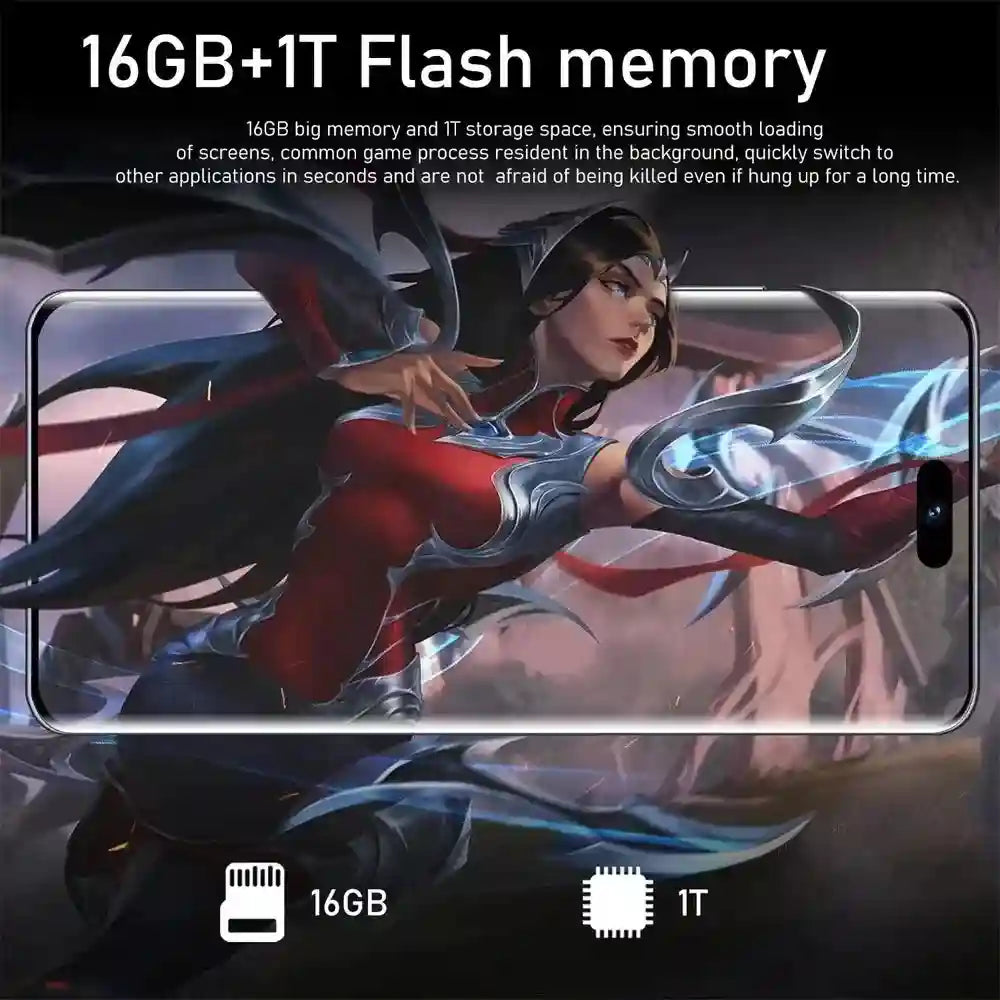 2022 Hot Selling Mate 40 Pro+ Mate 50 12GB+512GB 7.3 Inch Full Display Deca Core CPU Android 10.0 Mobile Cell Smart Phone 3G 4G Tidesmit