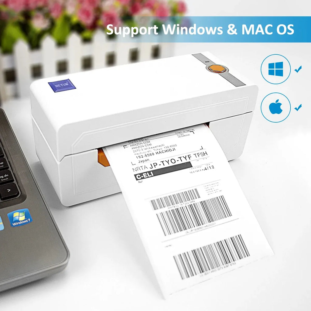 Desktop A4 Bluetooth  Printer Thermal Barcode Label Printer Printing for Business Travel  Printing