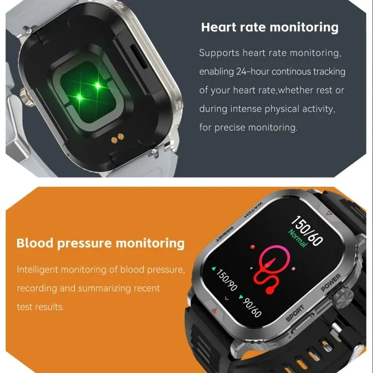 Fitness Tracker Smart Watch - 2.01 Inch Display - Heart Rate & GPS My Store