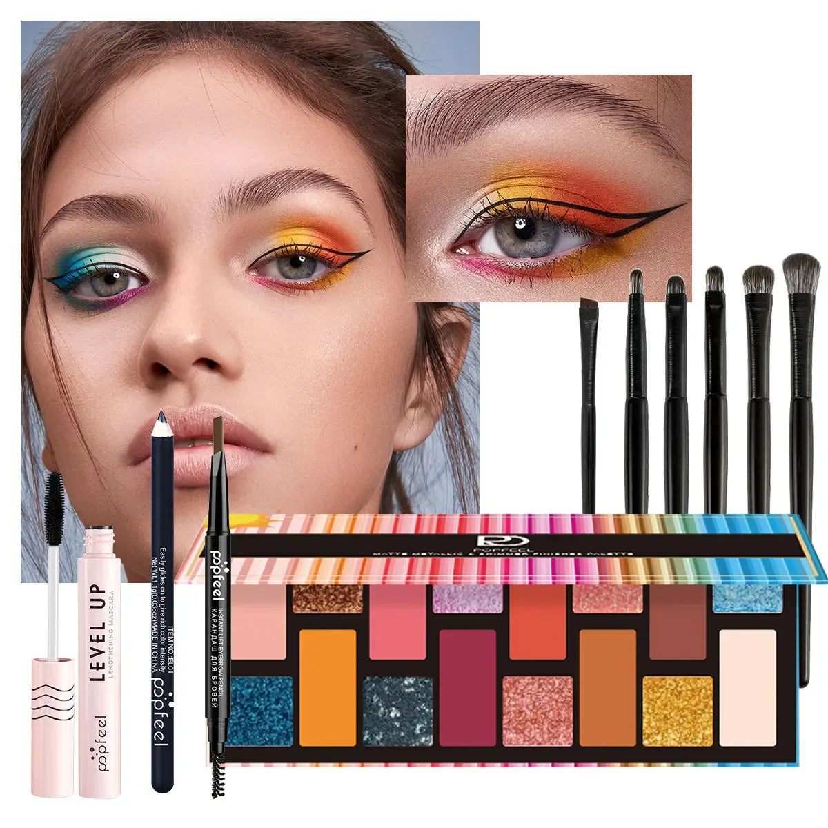 Professional Makeup Kit – All-in-One Salon-Quality Eyeshadow & Lipstick Set Professional Makeup Kits Tidesmit