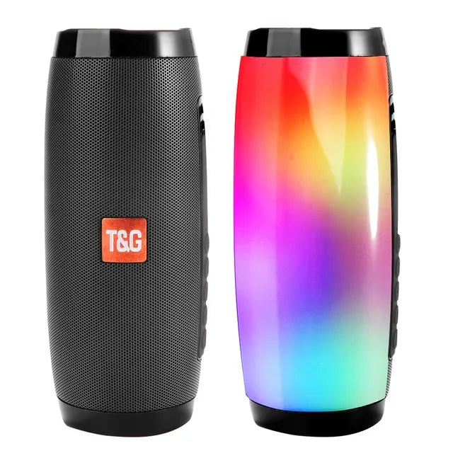 Portable Bluetooth Speaker with 360 Sound & Waterproof Housing Black My Store