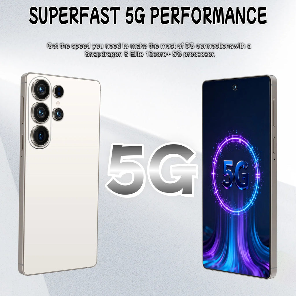 Tidesmit 5G Smartphone - 1TB Storage, 16GB RAM, Unlocked Dual SIM Tidesmit