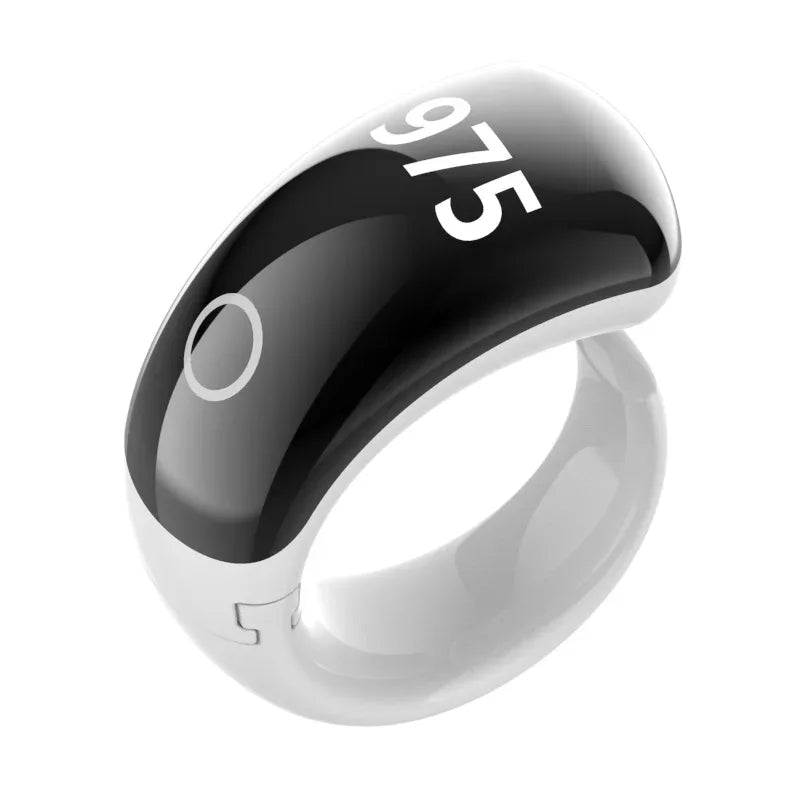 Tidesmit Smart Health Ring - Bluetooth Fitness Tracker with Heart Rate Monitor Sq976 white Tidesmit