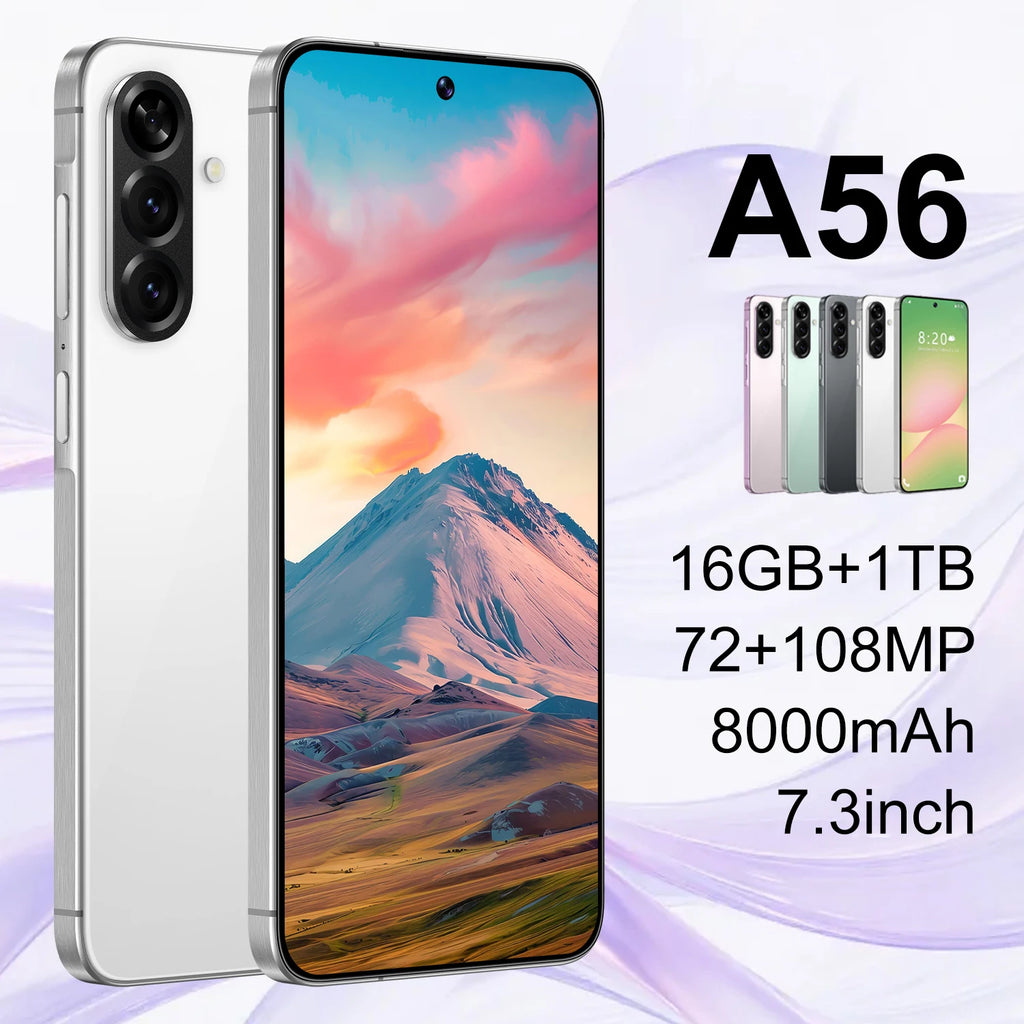 Tidesmit 5G Smartphone, 7.3 Inch AMOLED, 16GB RAM, 1TB Storage Tidesmit