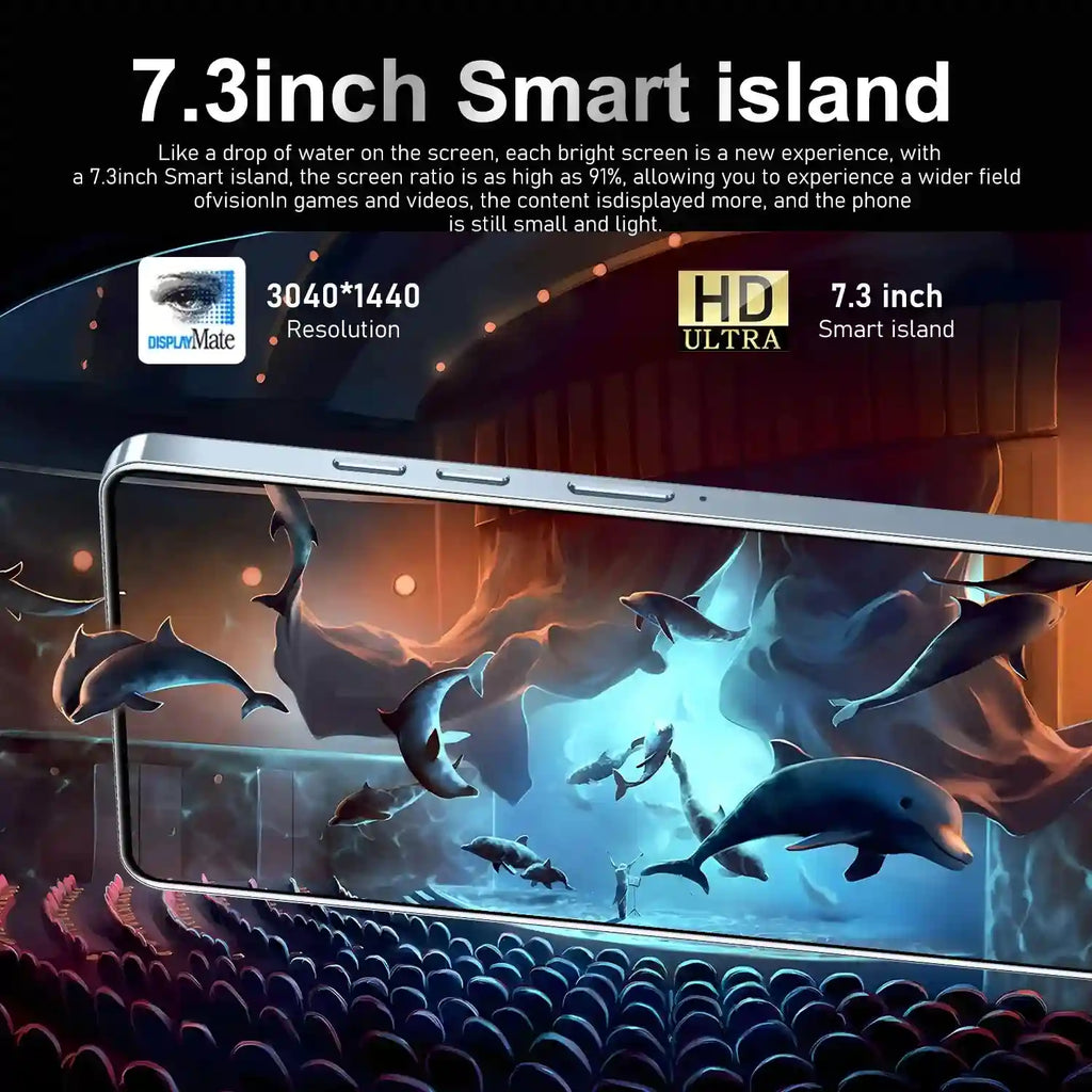 Tidesmit 5G Smartphone 1TB 16GB RAM Unlocked Dual SIM Mobile Tidesmit