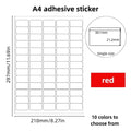 65 Grids A4 Glossy Copperplate Paper Barcode Shipping Label Sheet - Angle/Detail 14