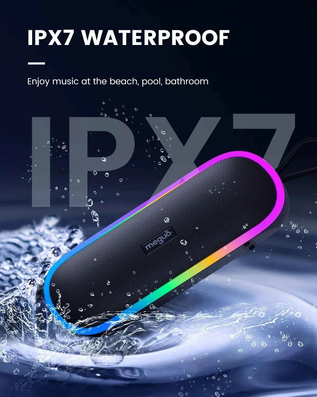 Portable Bluetooth Speaker: 24h Playtime Waterproof Wireless Audio My Store