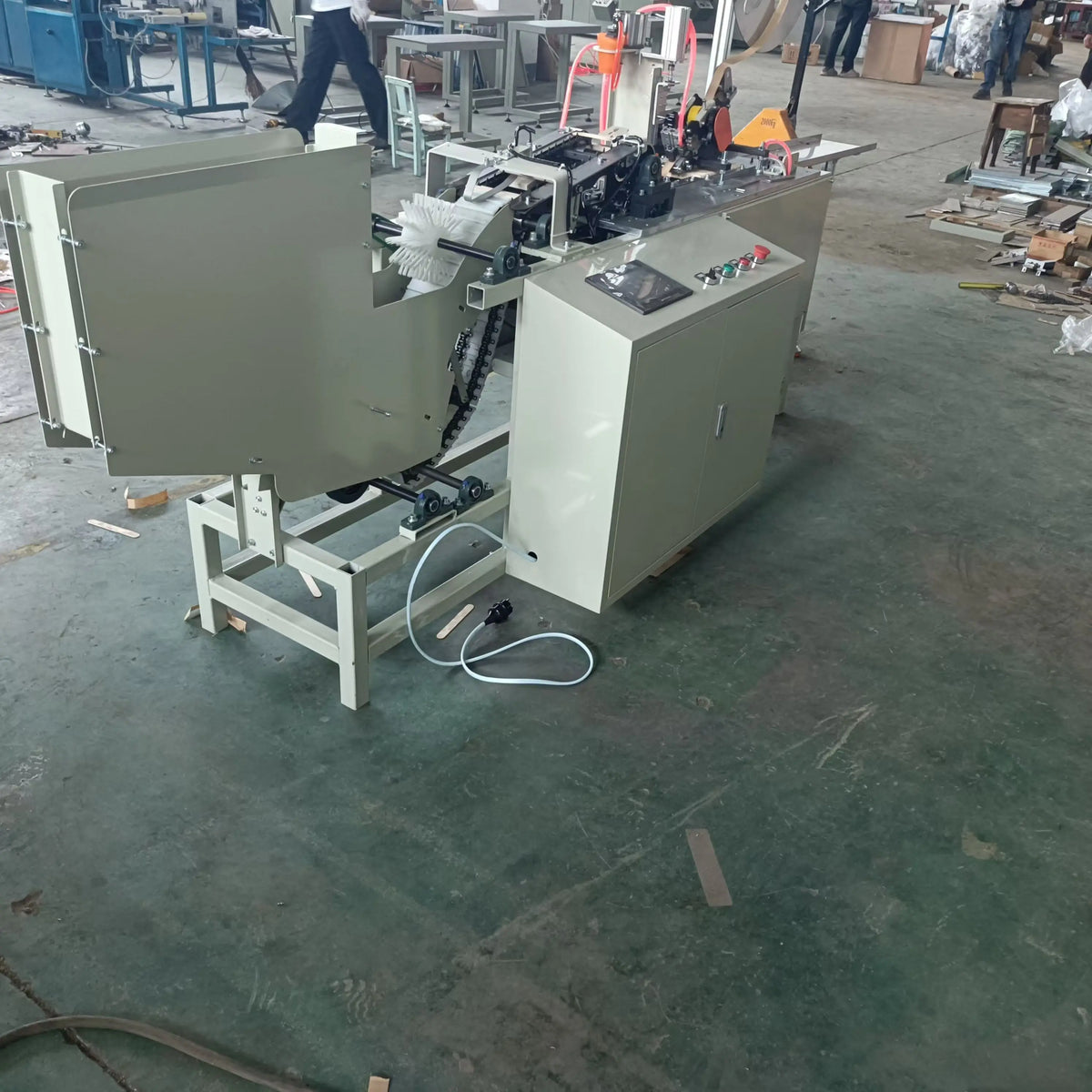 Small Business Counting Packaging Machine 114mm 93mm Ice Cream Stick Packaging Bulk Wooden Moulded Stick Bundling Machine