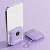 Portable 10000mAh Power Bank with Built-in Cable - Tidesmit 10000(mAh) Purple Tidesmit