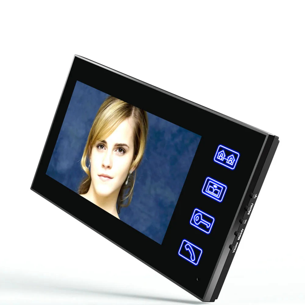 7inch Video Door Phone Intercom Doorbell With RFID Password IR-CUT 1000TV Line Camera Wireless Remote Access Control System